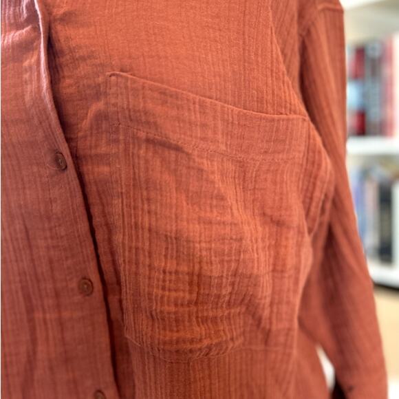 ABERCROMBIE & FITCH 100% Cotton Button Down Shirt Size XS Casual Preppy Classic - Picture 5 of 11
